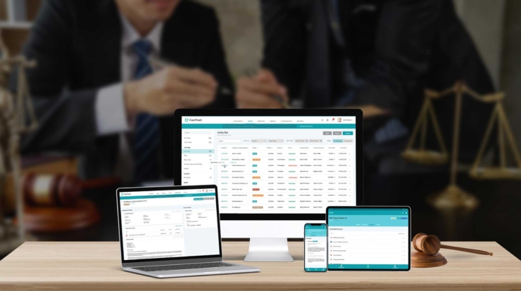 Product image of case management software solution for CaseTrack.