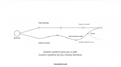 Generic system creating delays and manual effort showing need for custom software solution and AI-ready workflow