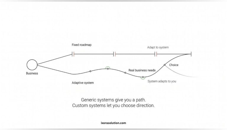 Generic system creating delays and manual effort showing need for custom software solution and AI-ready workflow